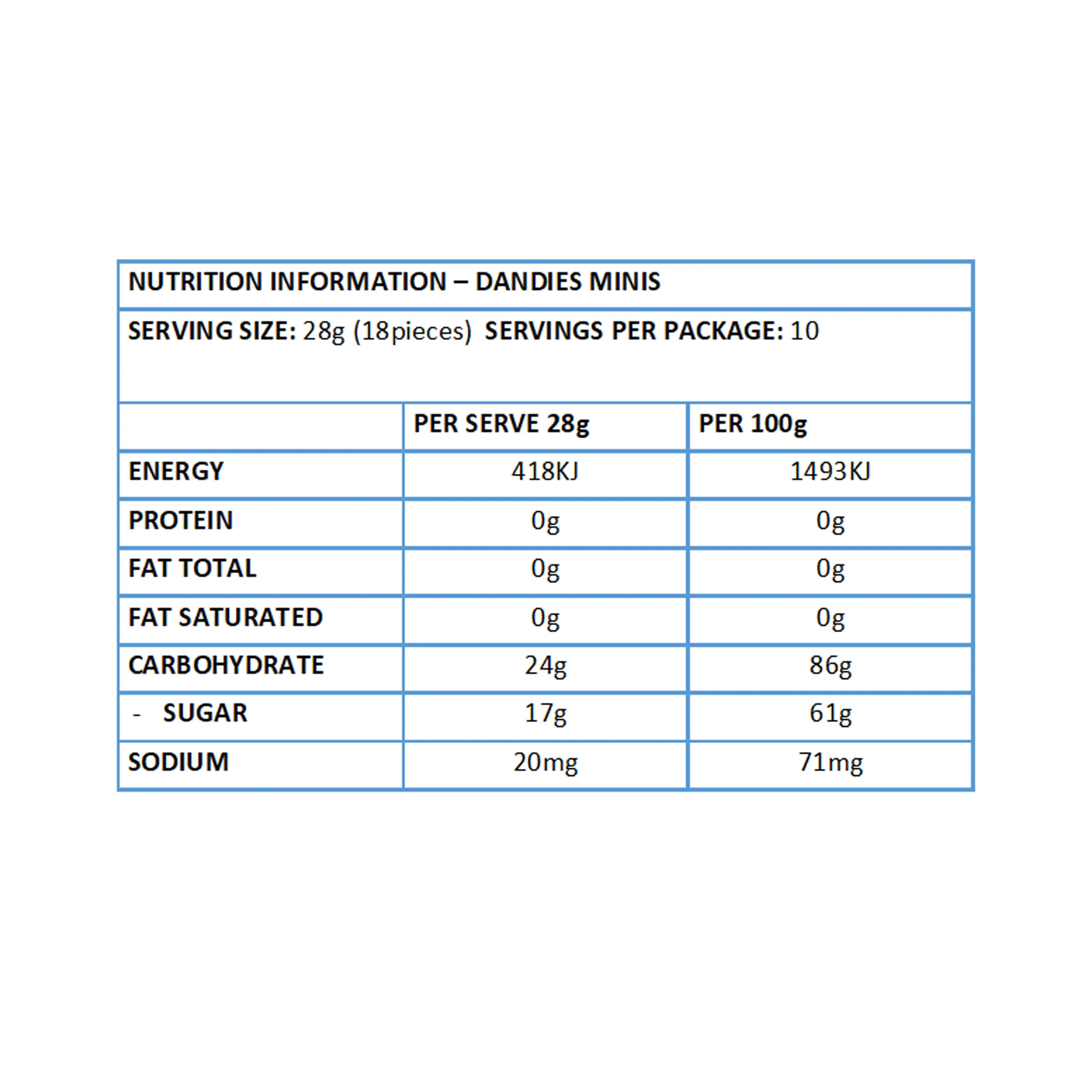 Dandies  - Minis - Vegan Vanilla Marshmallow 283g - Image 3