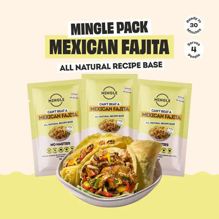 Mingle Recipe Base - Mexican Fajita 35g - Image 3